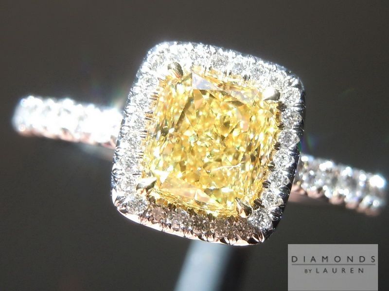 intense yellow diamond ring