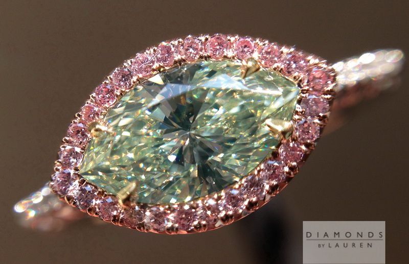 green diamond ring