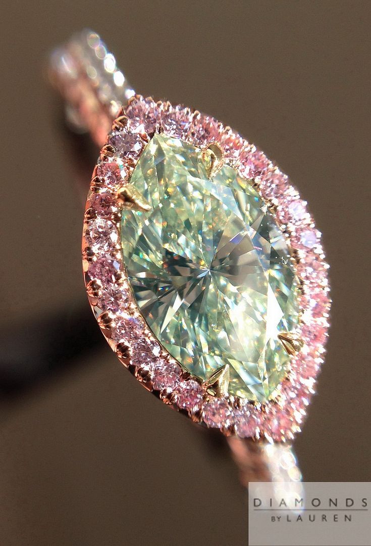 green diamond ring