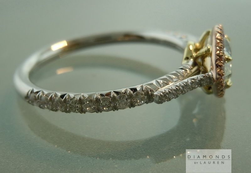 diamond halo ring