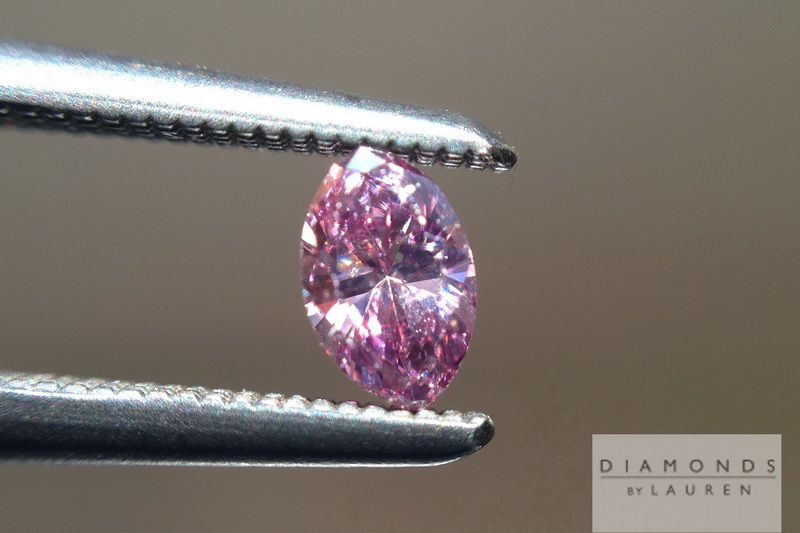 natural pink-purple diamond