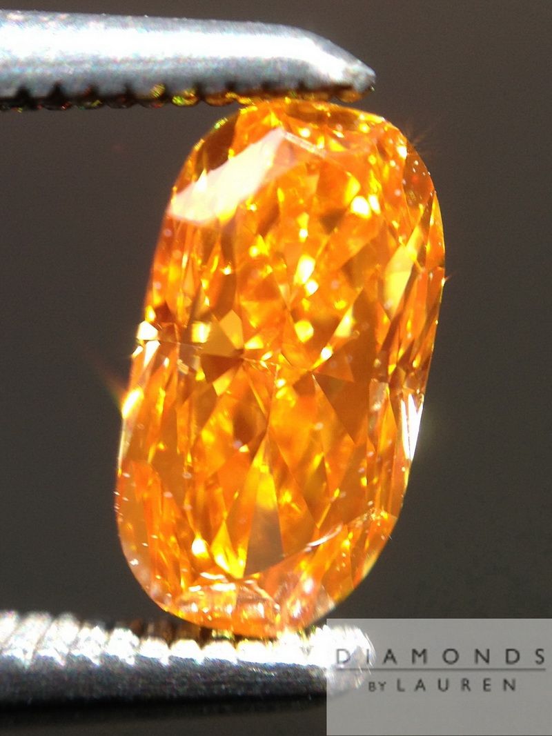 gia fancy vivid yellowish orange diamond