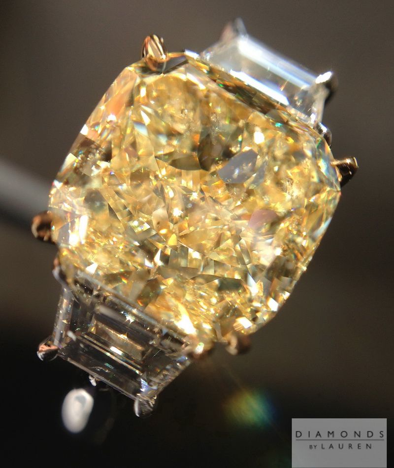 yellow diamond ring