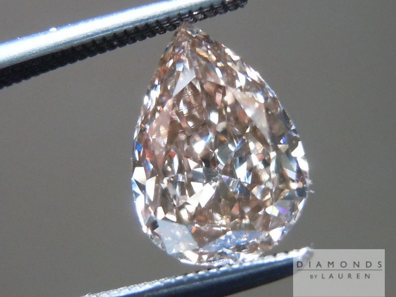 natural pinkish diamond