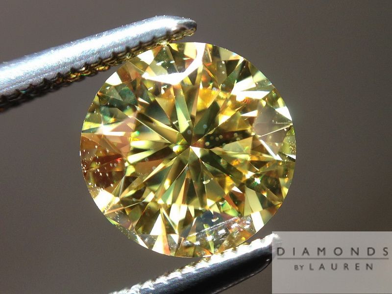 fancy intense yellow diamond