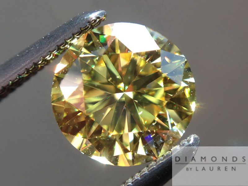 gia fancy intense yellow diamond