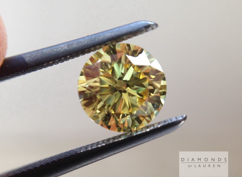 fancy intense yellow diamond
