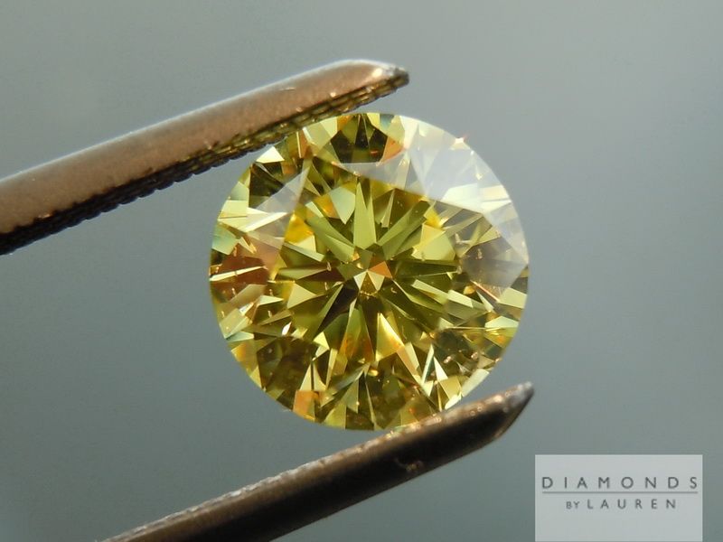 fancy intense yellow diamond