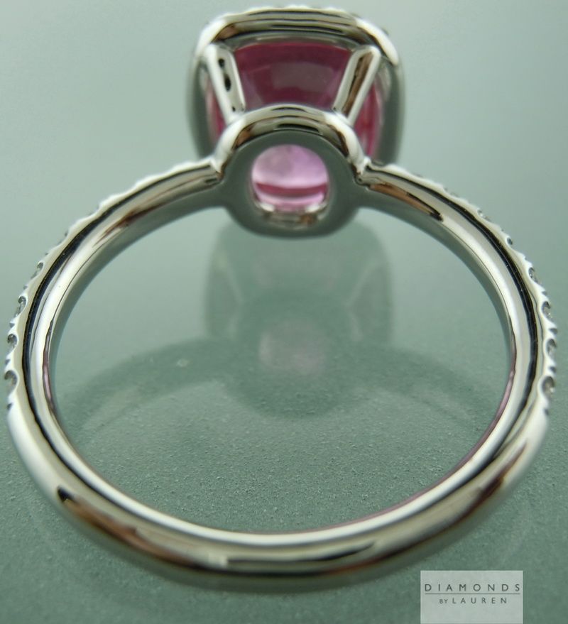 pink sapphire ring