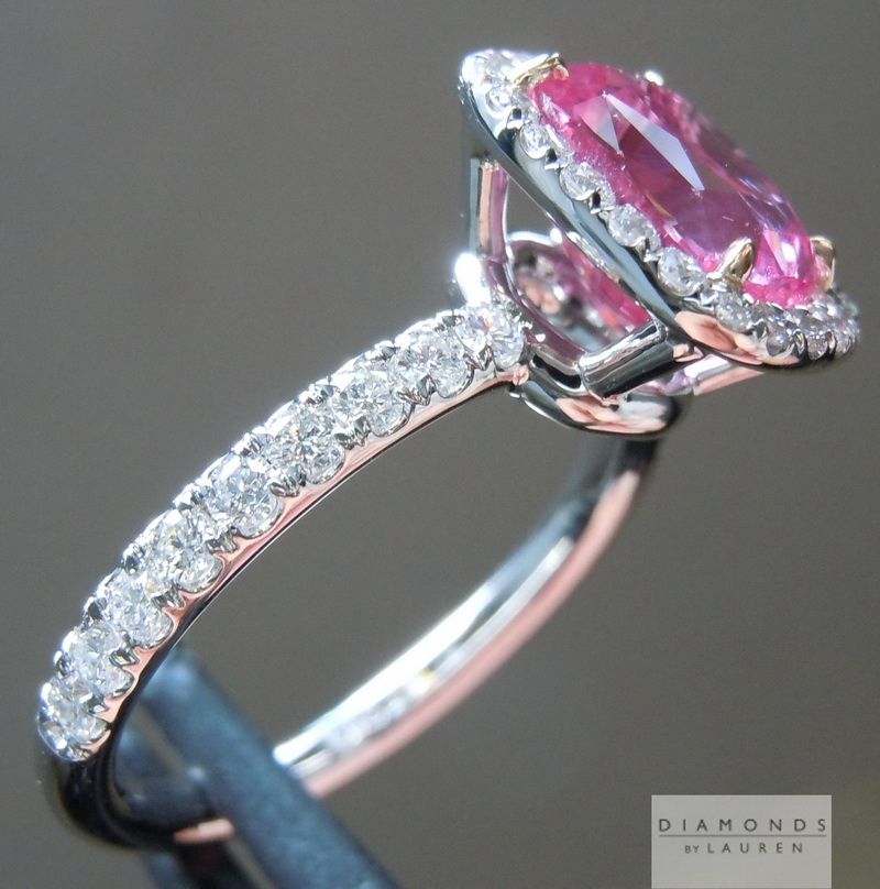 pink sapphire ring