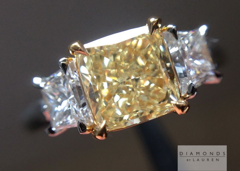 yellow diamond ring