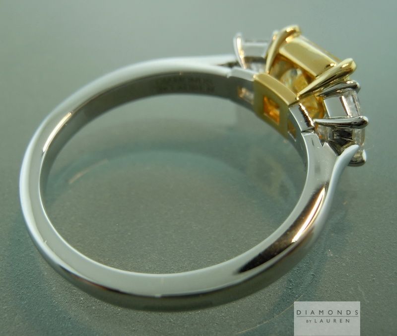 three stone diamond ring