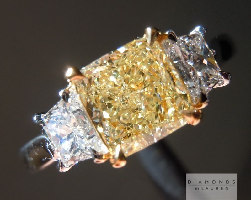 canary yellow diamond ring
