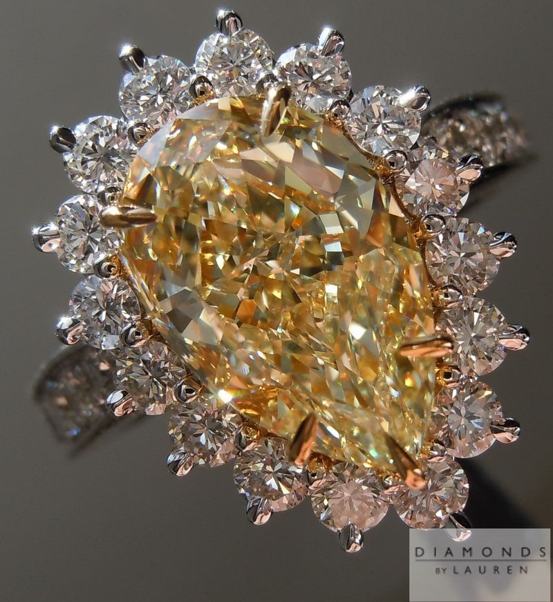 yellow diamond ring