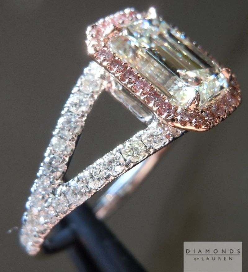 emerald cut diamond ring