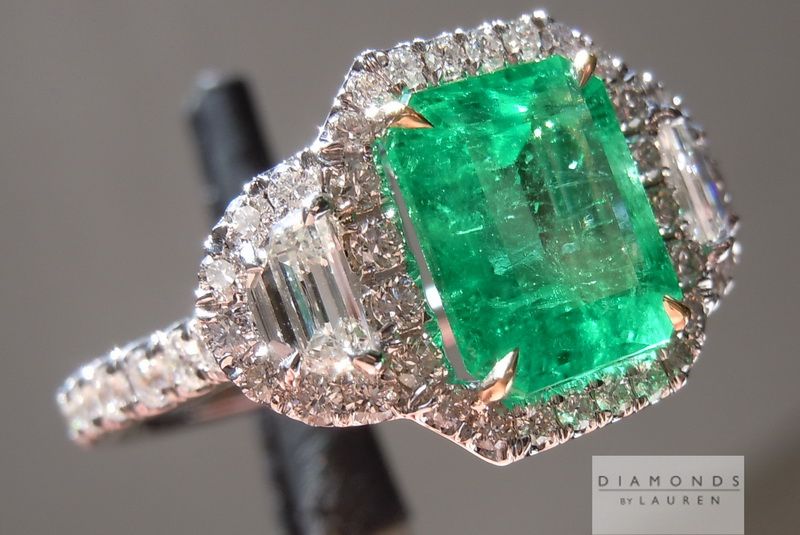 emerald diamond rings