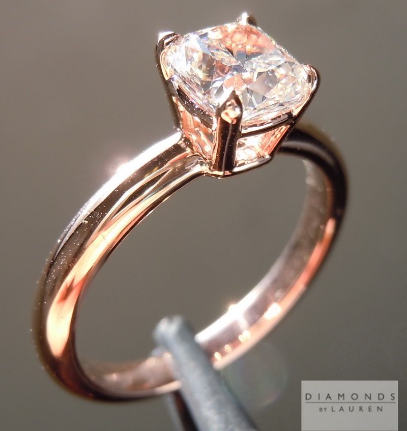 colorless diamond ring