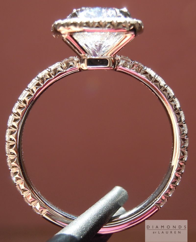 hand forged diamond ring