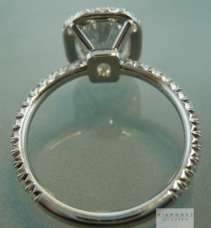 completely colorless diamond ring