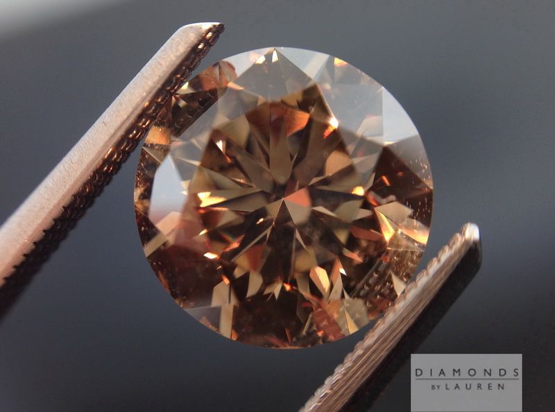fancy yellow-brown diamond