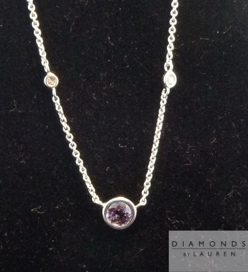 sapphire and diamond necklace