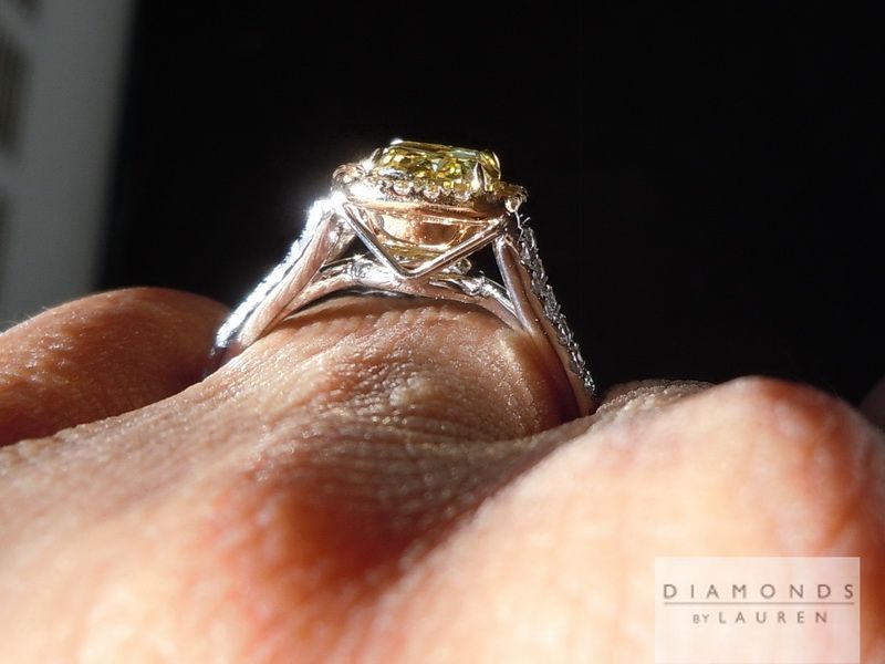 diamond halo ring