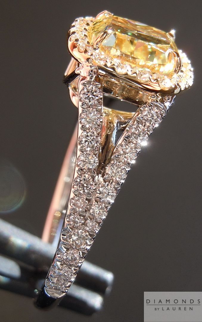 canary yellow diamond ring