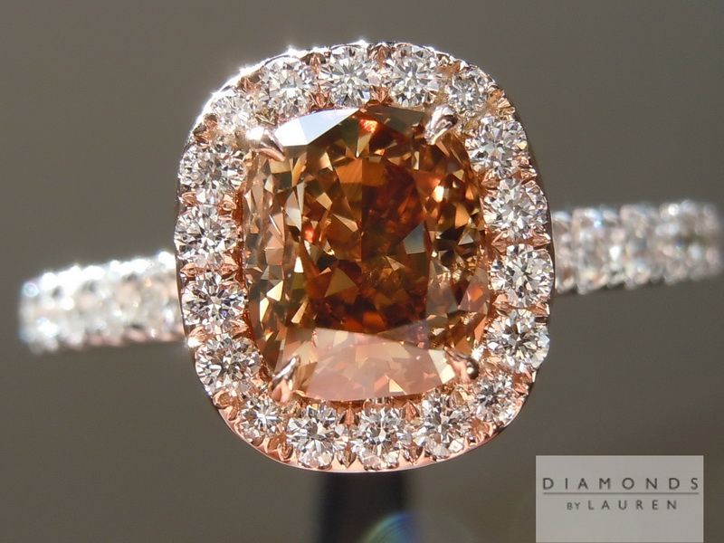 brown diamond ring