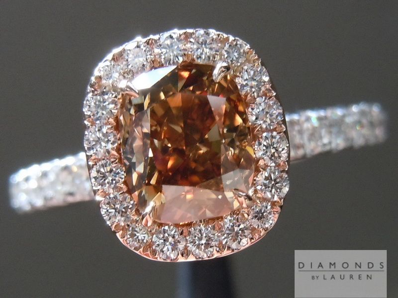 brown diamond ring