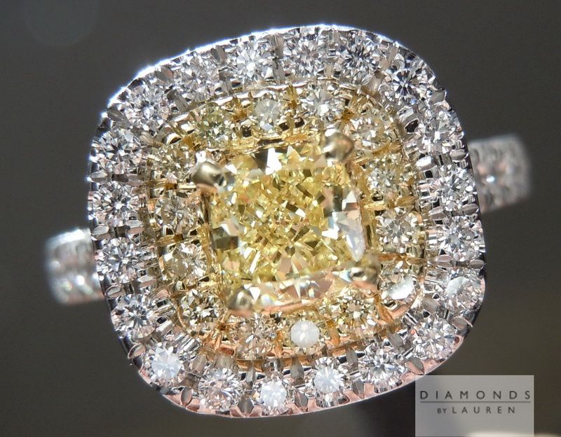 fancy yellow diamond ring