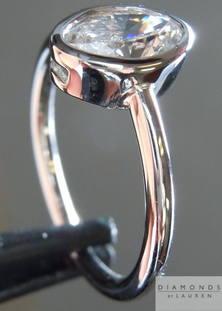 colorless diamond ring