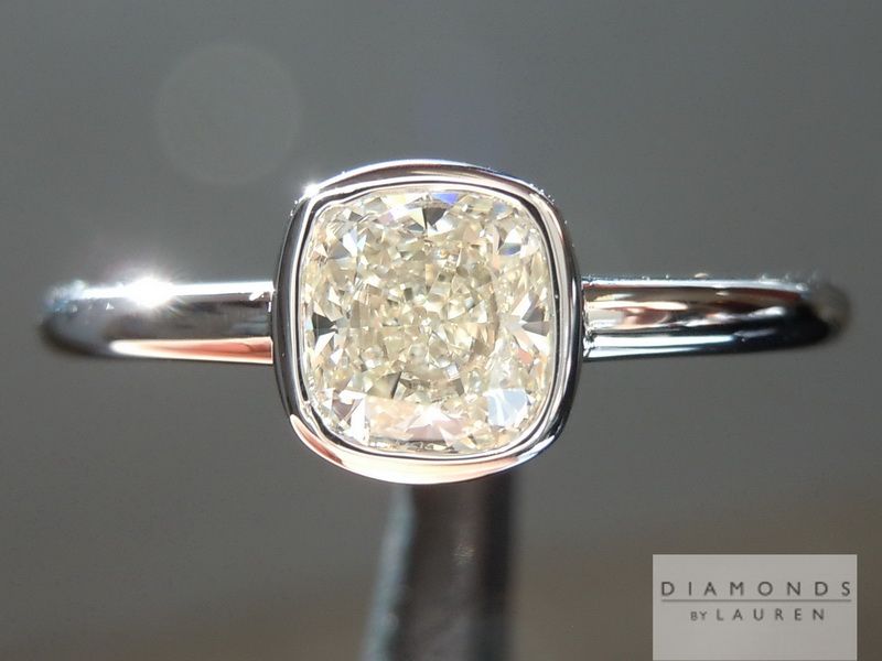 brown three stone diamond ring