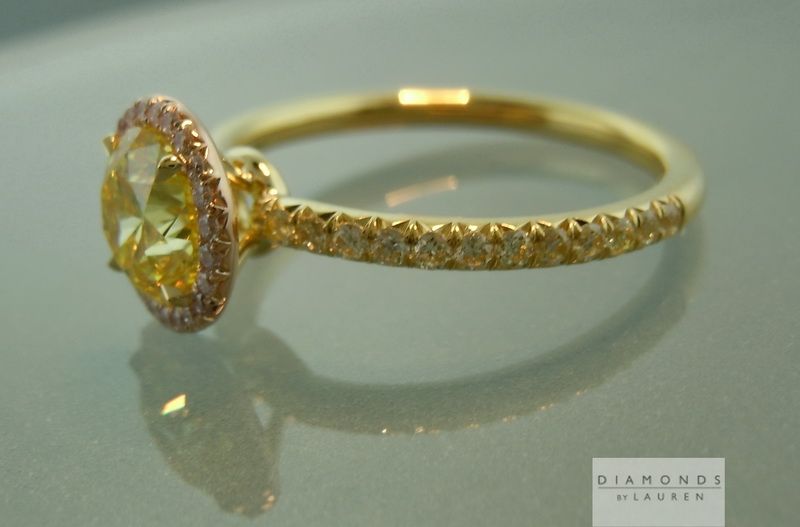 yellow diamond ring