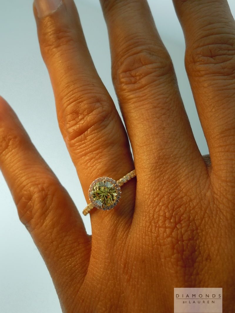 yellow diamond ring