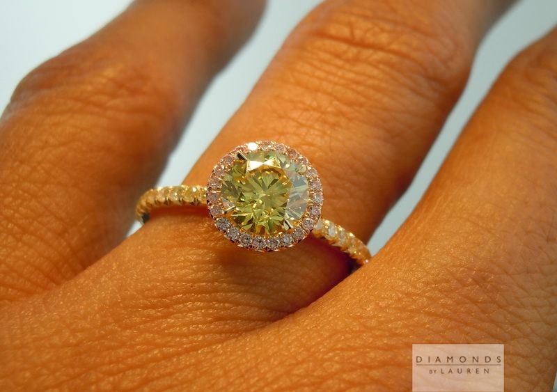 yellow diamond ring