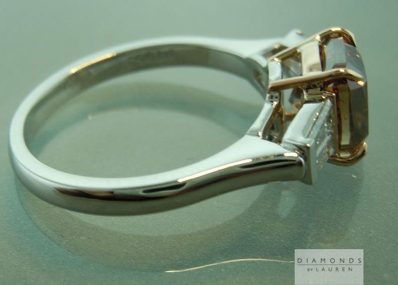 brown diamond ring