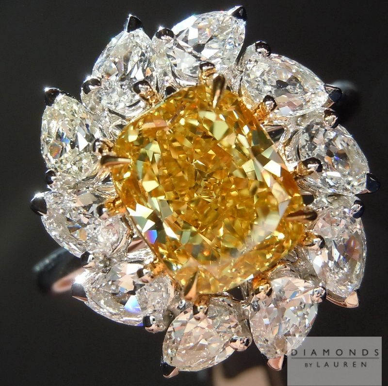 yellow diamond ring