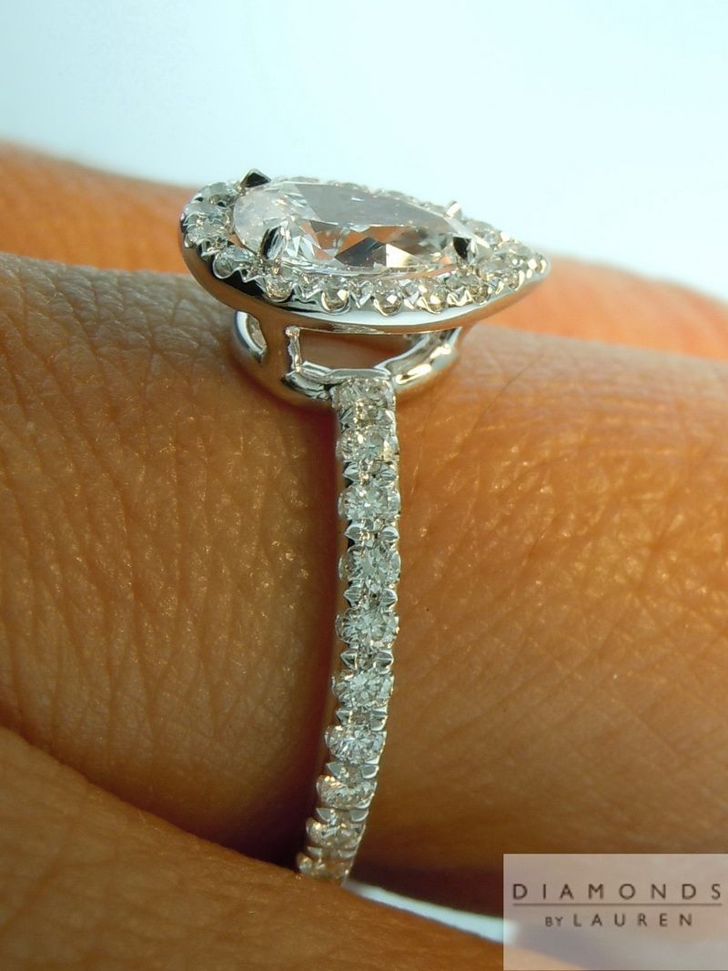 colorless diamond ring