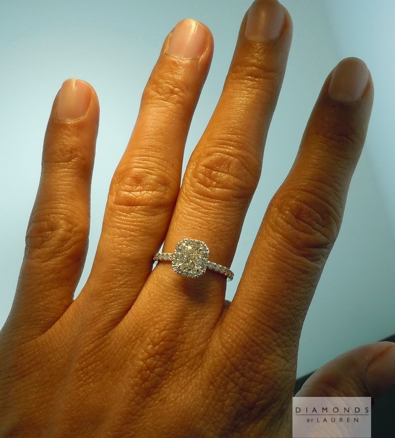 hand forged diamond ring