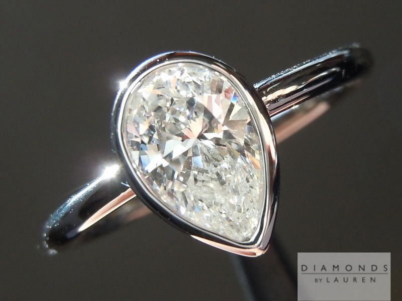 colorless diamond ring