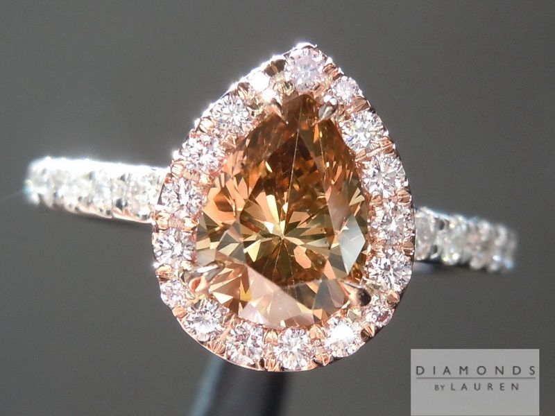 orangy brown diamond