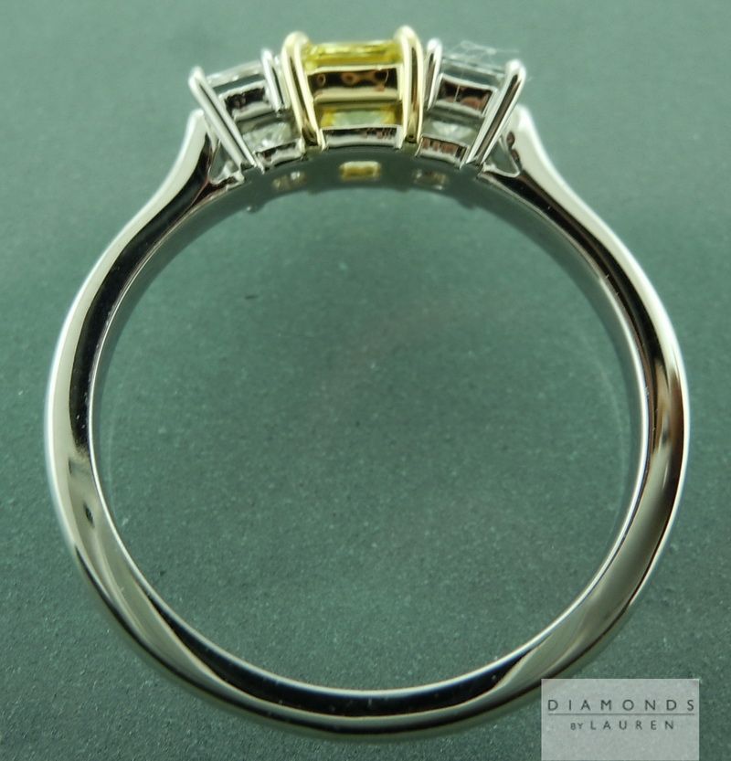 intense yellow diamond ring