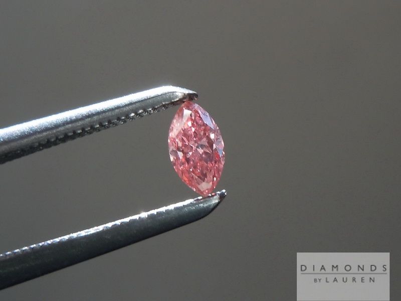 pink marquise cut diamond