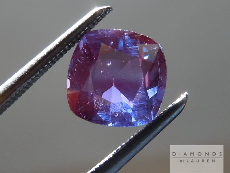 natural purple sapphire
