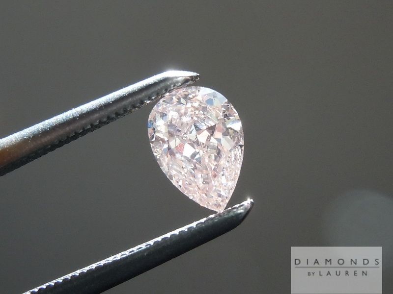 fancy orangy pink diamond