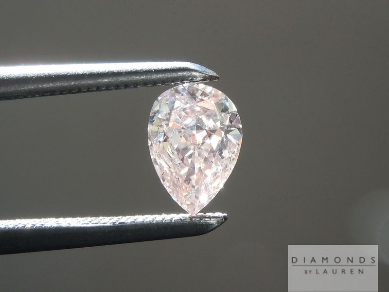 fancy orangy pink diamond