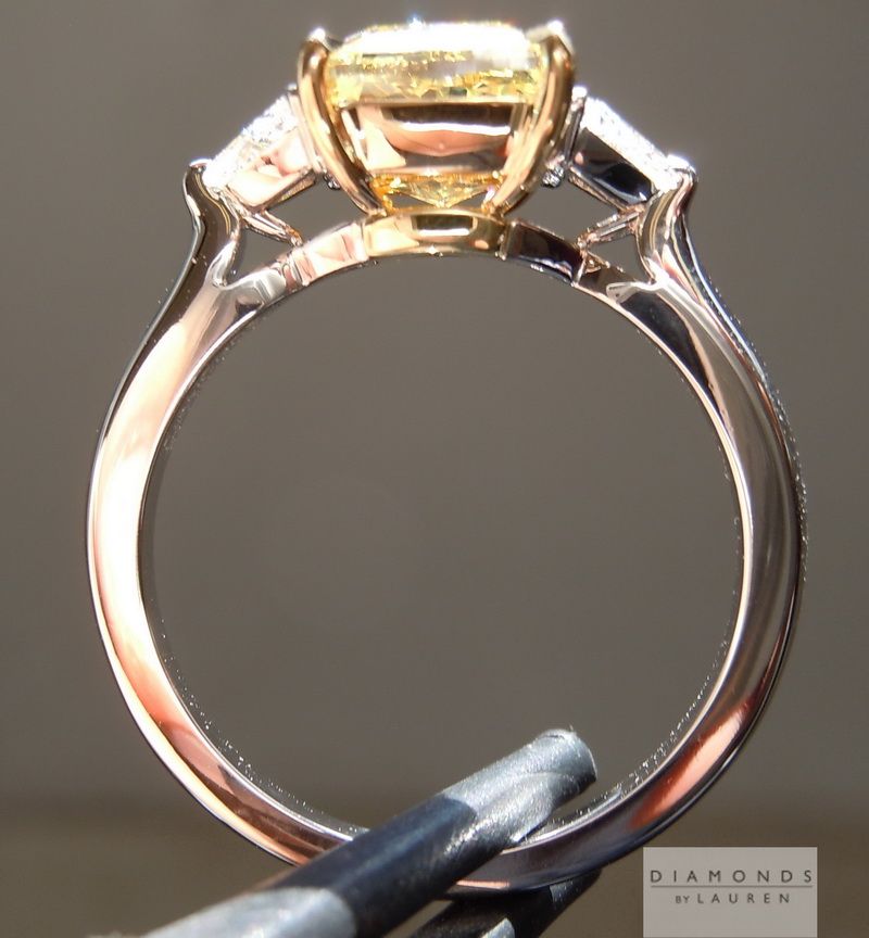 three stone diamond ring