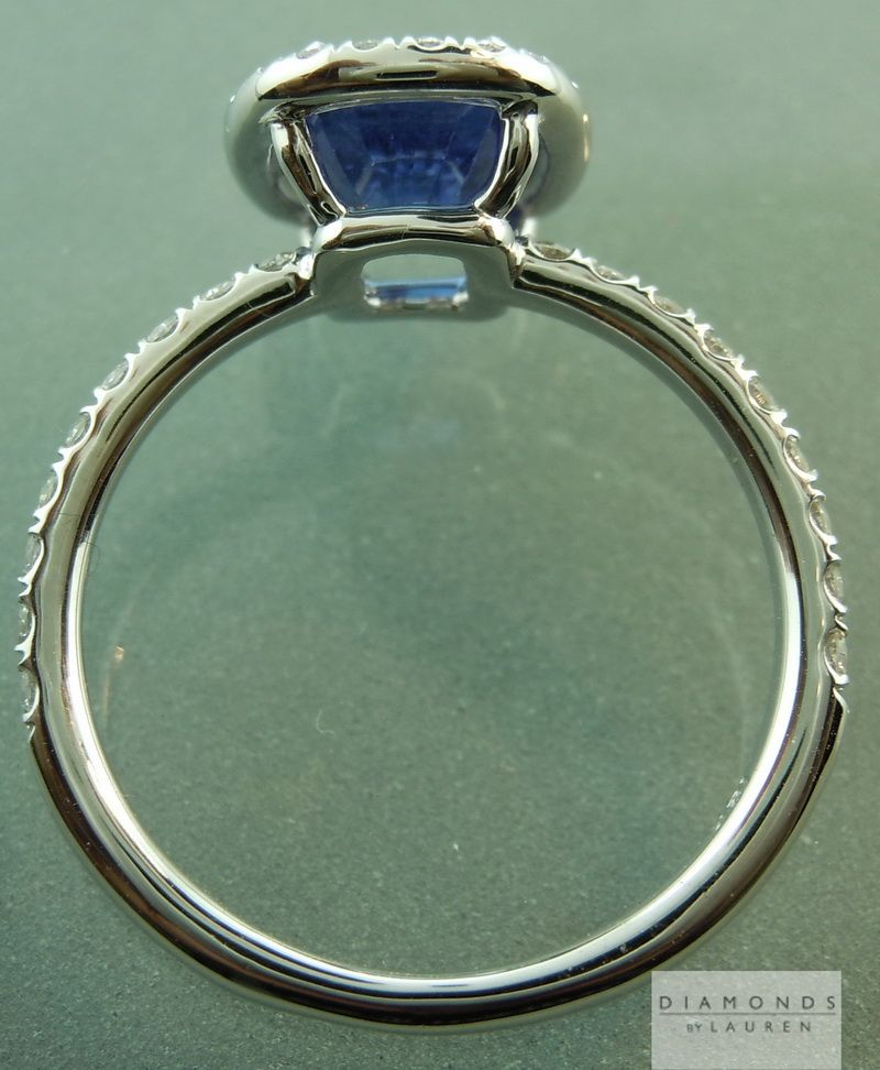 hand forged sapphire ring