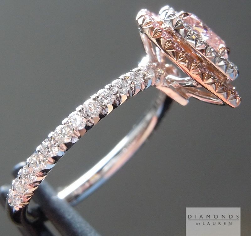 double diamond halo ring