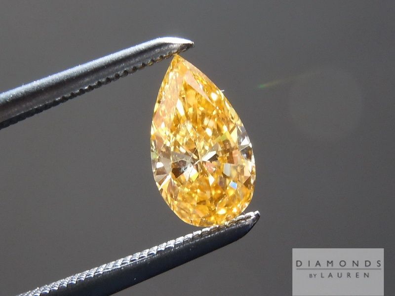 natural orange diamond
